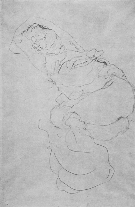 Buy A Digital Copy Gustav Klimt Reclining Semi Nude With Hands