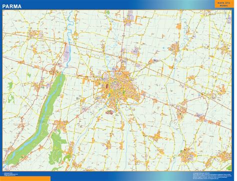 Mappa Parma City In Italia Mappe Mondo Netmaps