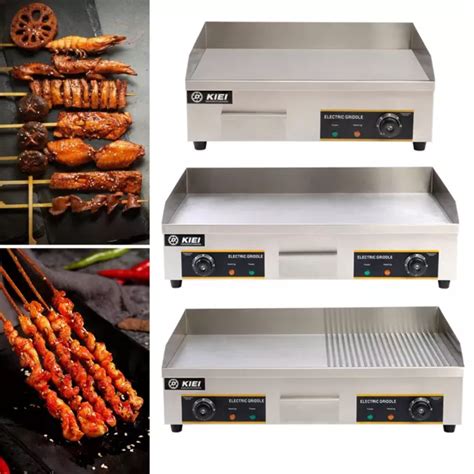 COMMERCIAL ELECTRIC GRIDDLE Hot Plate Catering Kitchen Countertop Flat