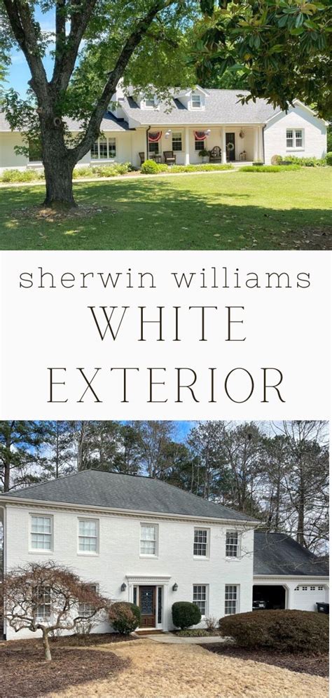 Best Sherwin Williams White Exterior Paint Colors