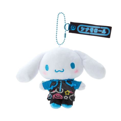 Peluche Porte Clés Cinnamoroll Sanrio Vivid Neon Meccha Japan