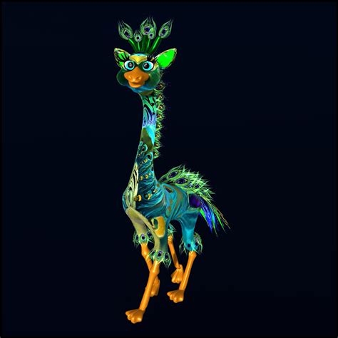 Willowmoon Art - Peacock Giraffe