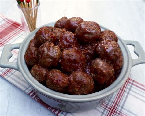 Cranberry Chili Glazed Meatballs AnotherTablespoon