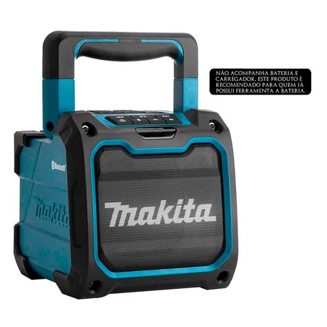 Caixa De Som A Bateria Makita DMR200 Bluetooth