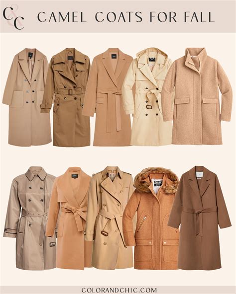 My Favorite Camel Coats For Women Color And Chic