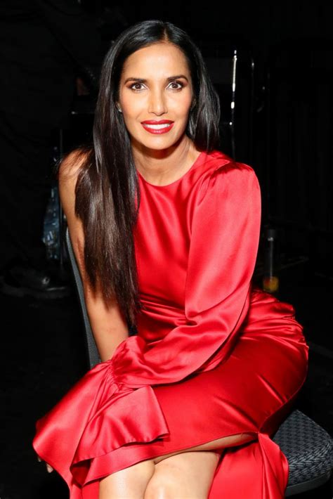 PADMA LAKSHMI at Aha Go Red for Women Red Dress Collection 2019 in New ...