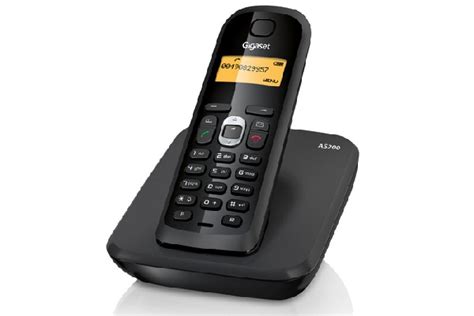 Teléfono DECT Siemens Gigaset AS200 negro