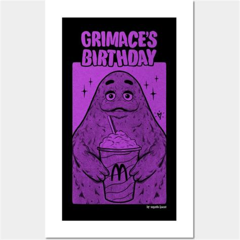 Grimace Birthday Color Wall And Art Print in 2023 | Art prints, Grimace ...