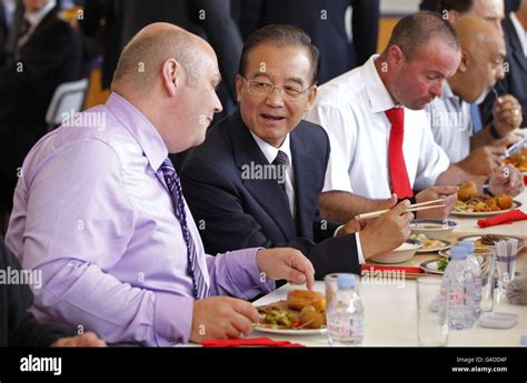 Chinese Premier Wen Jiabao visits UK Stock Photo - Alamy