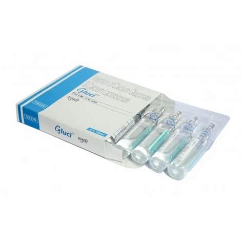 Calcium Gluconate And Calcium Lactobionate Injection Packaging Type