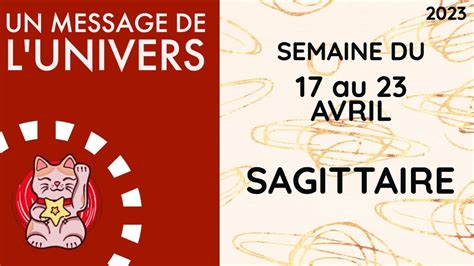 Sagittaire Semaine Du Au Avril Guidance Horoscope Famille