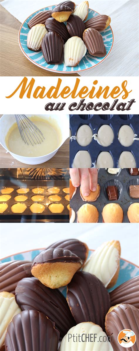 Madeleines Au Chocolat Pas Pas Et En Vid O Recette G Teaux En