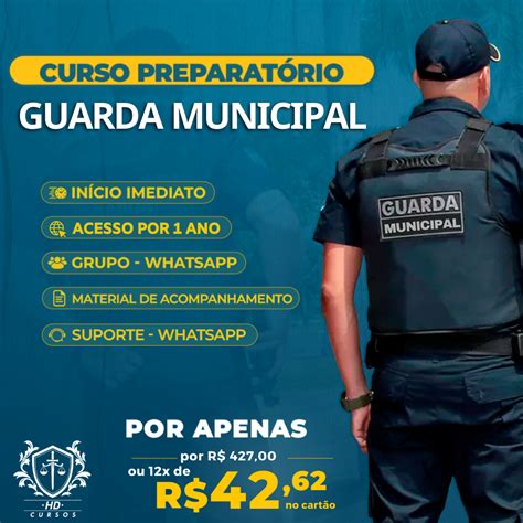 Curso Preparat Rio Para Concursos De Guarda Municipal Hd Cursos