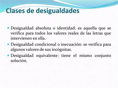 Desigualdades Lineal Ppt