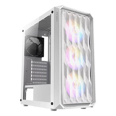 Cpantnx W Case Gamer Antec Nx White Vidrio Templado Fan