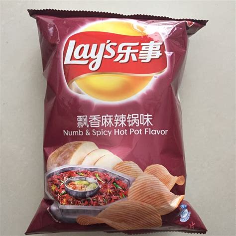 Lay S Mala Numb Spicy Hot Pot Flavour G Packaging Food Drinks Packaged Snacks On Carousell