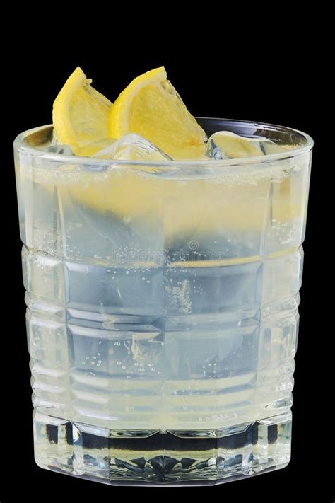 Summer Refreshing Lemon Spritz Cold Cocktail Stock Photo Image Of