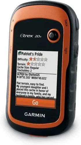 Etrex 20X Garmin Handheld GPS Device Screen Size 2 2 Packaging Type