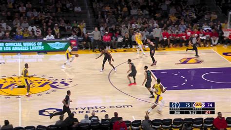 Challenge Of Called Foul Wizards Lakers NBA Official