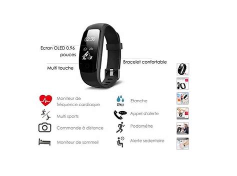 Montre Bracelet Sports Connect E Aneken Tracker Dactivit S