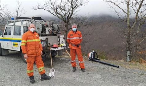 Sul Monte Ramaceto Bruciato Con I Volontari Antincendio Primocanale