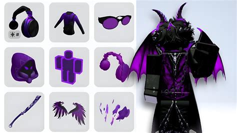 20 FREE PURPLE ITEMS ROBLOX! NEW!😱😳 - YouTube