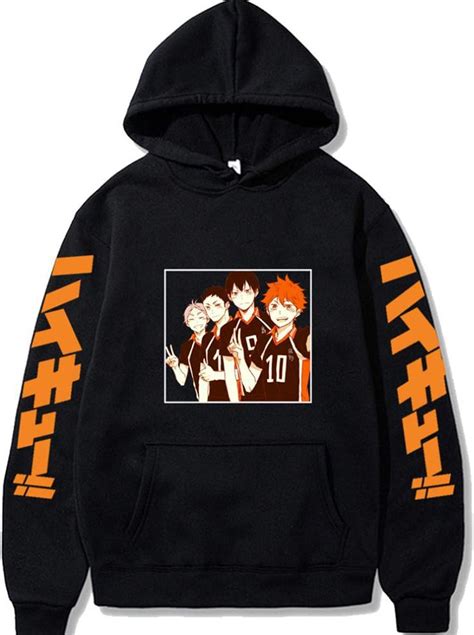 Haikyuu Hoodie Karasuno High School Hinata Shoyo Kageyama Tobio Hoodie