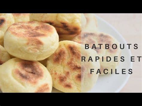 Batbouts Recette rapide et facile des petits pains à garnir YouTube