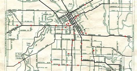 Fort Worth Street Map Https Pinterest Kcsofa Foat Wuth I