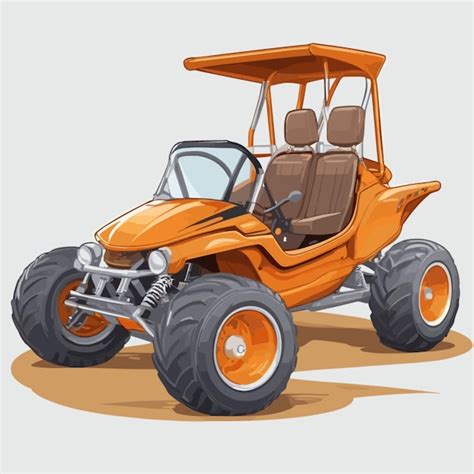 Premium Vector | Dune buggy cartoon vector