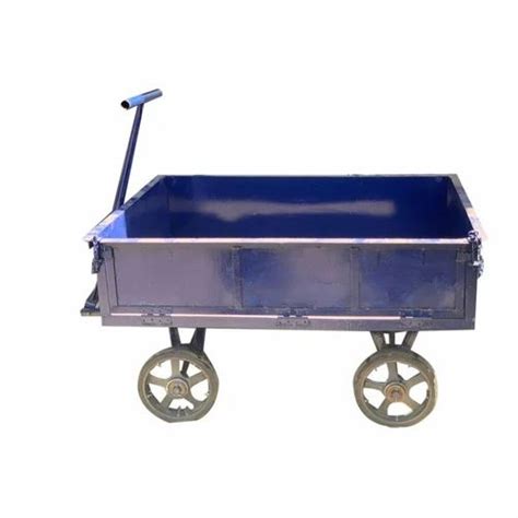 Mild Steel Platform Trolley Wheeler With One Side Drop Down System