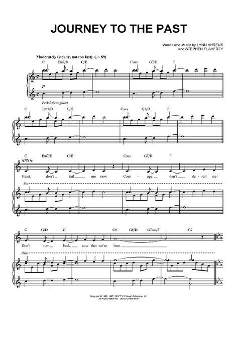 14 The New Broadway Musical Anastasia Sheet Music ideas | digital sheet ...