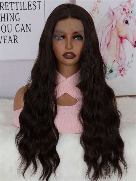 134 Soft Long Loose Wavy Synthetic Lace Front Wig For Women Super Smooth Natural Hairline Pre