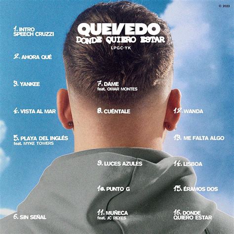 Quevedo lanzó su álbum debut Donde quiero estar todos los detalles