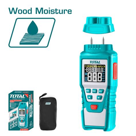 TOTAL DIGITAL WOOD MOISTURE METER TETWM01