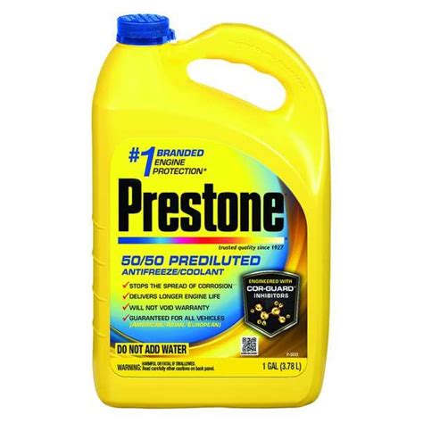 Prestone Af2100 1047 Antifreeze Coolant 1 Gal 5050