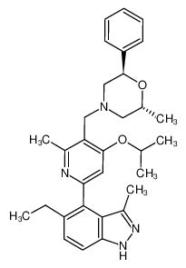 5 Etil 4 4 Isopropoxi 6 Metil 5 2R 6R 2 Metil 6 Fenil Morfolin