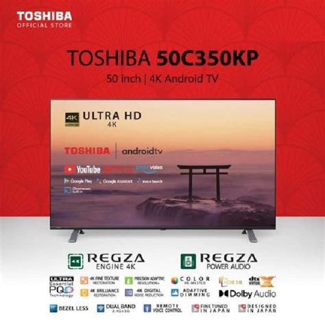 Jual Toshiba Android Tv Led 4k Smart 55 Inch 55c350kp Di Seller Central