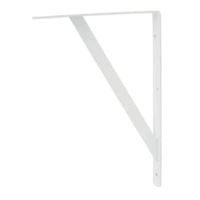 Everbilt In X In White Heavy Duty Shelf Bracket The