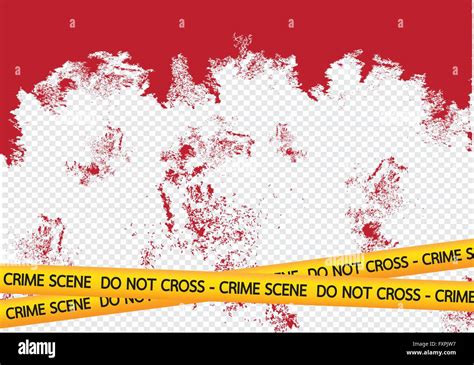 Crime Scene Danger Tapes Illustration Stock Vector Image And Art Alamy