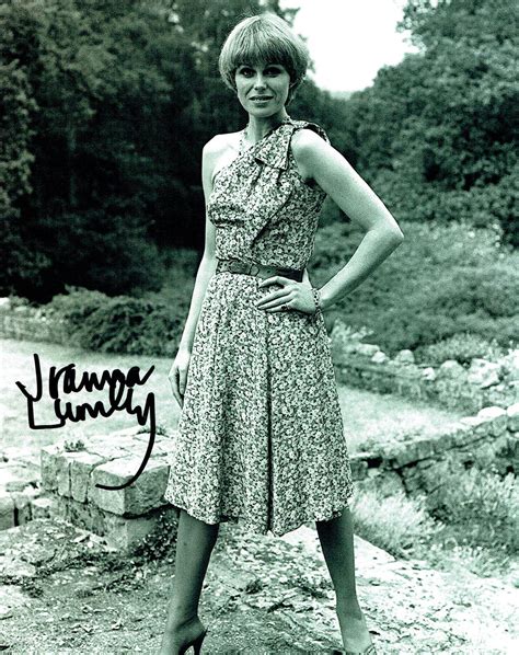 Joanna Lumley Signed Vintage 10x8 Photo Aftal Autograph Coa Absolutely