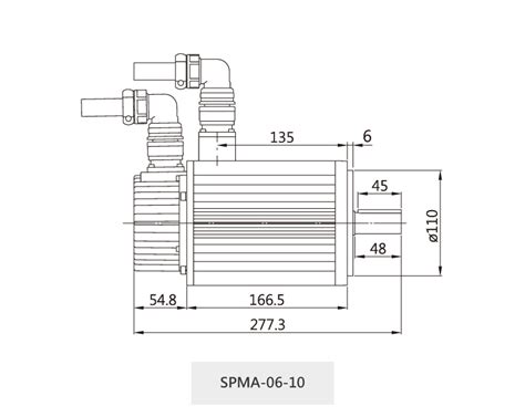 SPMA Synchronous Servo Motor SPMA 06 Series Solpower Machinery