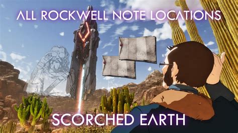 All Rockwell Explorer Note Locations On Scorched Earth Ark Ascended