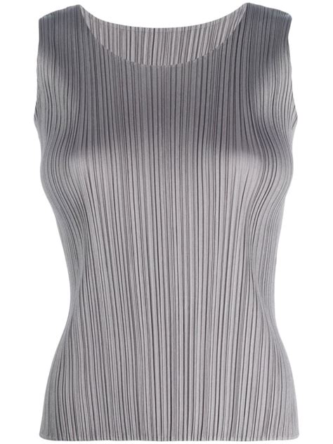 Pleats Please Issey Miyake Plissiertes Top Farfetch