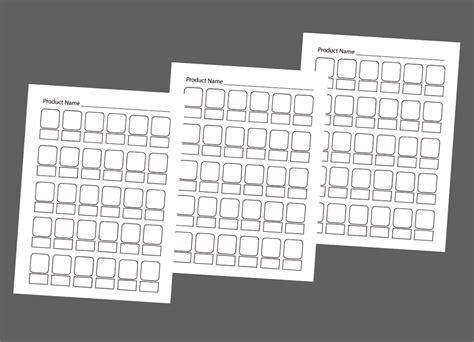 Printable Swatch Chart