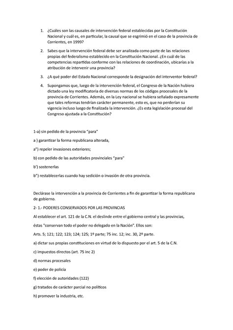 Trabajo Práctico N2 de Derecho Constitucional Cuáles son las