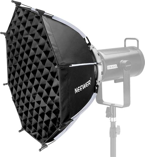 Neewer Softbox Octogonal De Cm De Liberaci N R Pida Con Rejilla