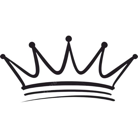 Hand Drawn Crown Illustration Element Crown PNG Transparent Image