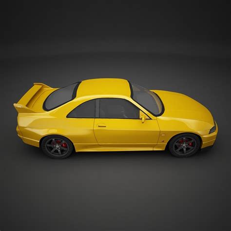 Nissan Gtr R33 3d Model 89 Unknown 3ds Max Obj Free3d