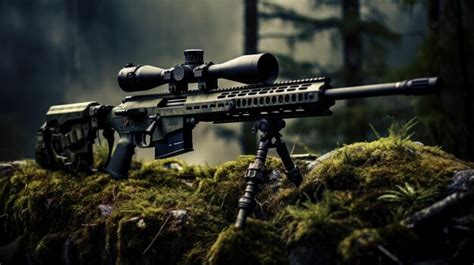 Premium AI Image | Army Sniper Rifle